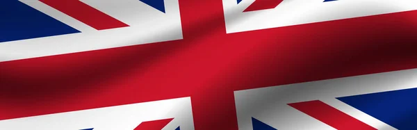 Bandeira Com Bandeira Reino Unido Textura Tecido Bandeira Reino Unido — Fotografia de Stock