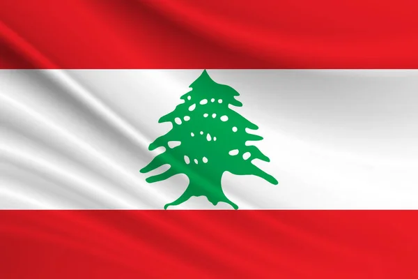 레바논의 레바논의 국기의 — 스톡 사진