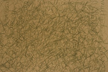 yeşil boya kalemini kağıda doodles 