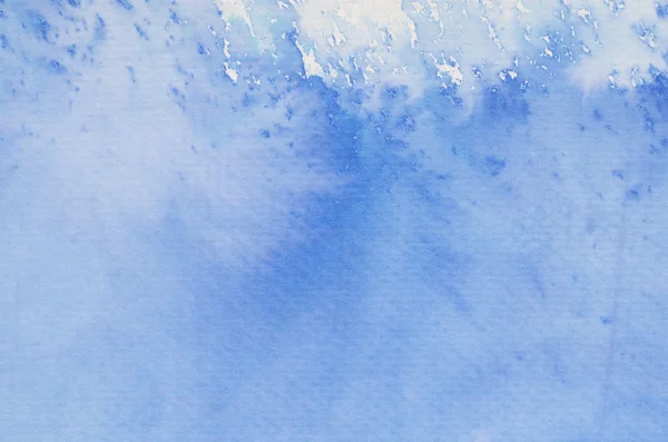 Blue watercolor painted background — Stock Photo, Image