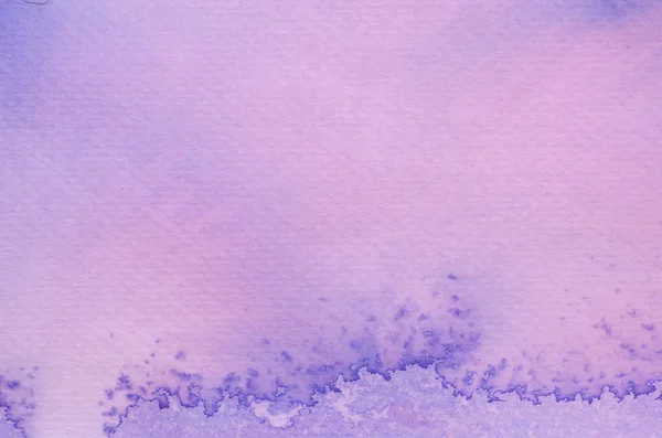 Violette Aquarell gemalten Hintergrund — Stockfoto