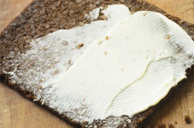 çavdar ekmeği ekmek ve tereyağı