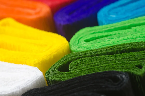Разноцветная блинная бумага — стоковое фото