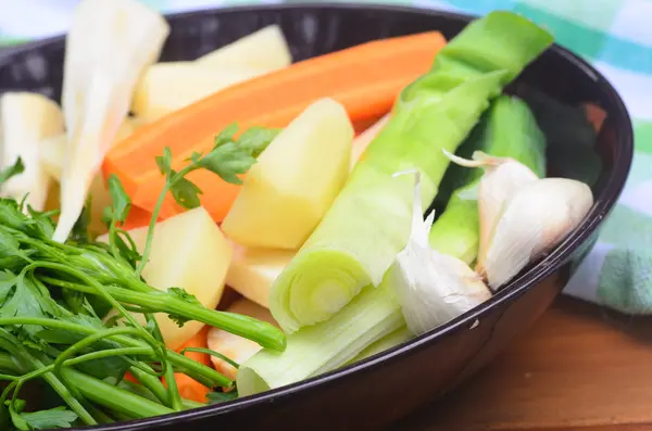 Supă de legume ingrediente — Fotografie, imagine de stoc
