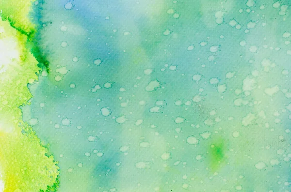 green watercolor painted background texture