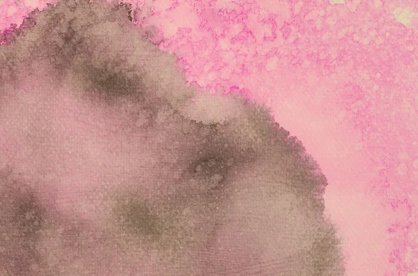 Acquerello rosa dipinto sfondo texture — Foto Stock
