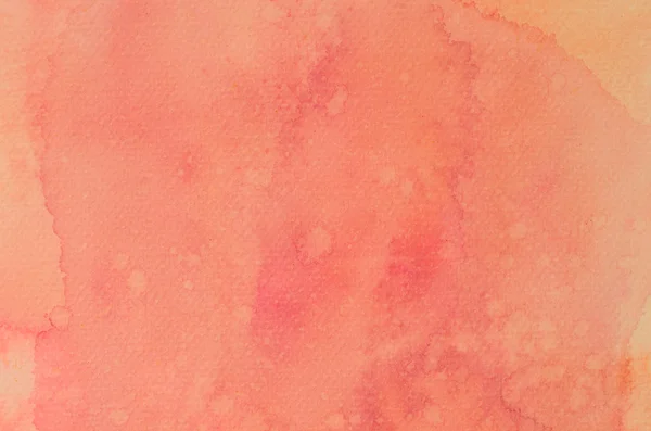 Orange watercolor painted background texture — Stock Photo, Image