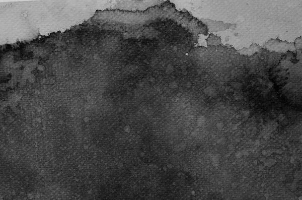 Черный цвет акварели текстуры фона — стоковое фото