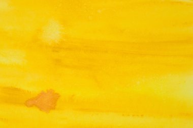 Sarı sulu boya boyalı arka plan dokusu