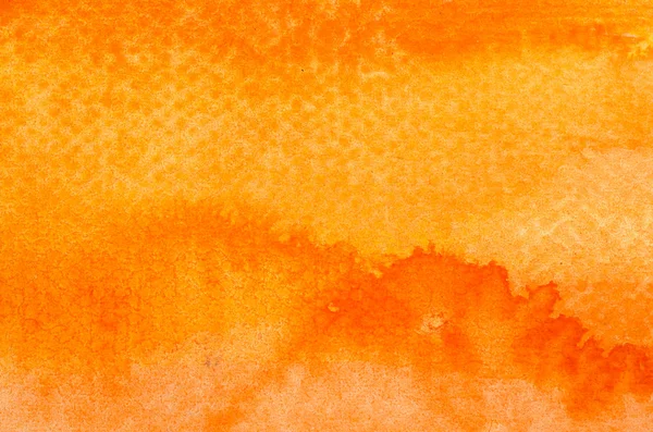 Pomarańczowym tle akwarela tekstury — Zdjęcie stockowe