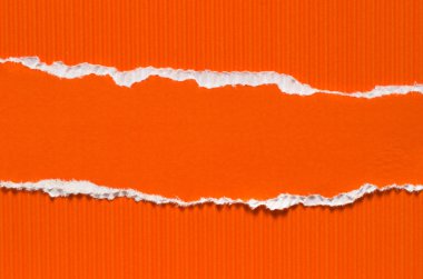 Turuncu yırtık kağıt arka plan dokusu 