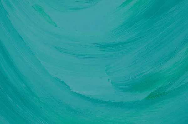 Green art painted background texture — Stock Photo, Image