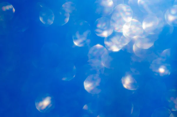 Azul desfocado luzes de fundo — Fotografia de Stock