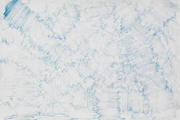 Синій Колір Маркер Каракулів Текстури Білому Тлі — стокове фото