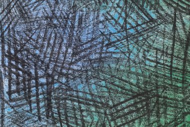 siyah ve yeşil renkler pastel boya kalemi arkaplan deseni