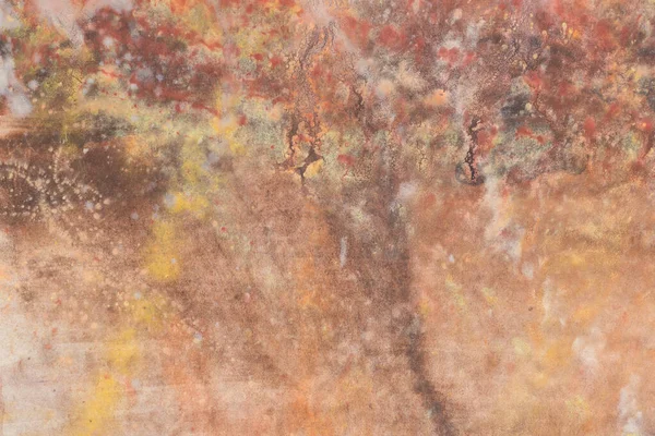 Bruine Beige Kleuren Aquarel Geschilderd Achtergrond Textuur — Stockfoto