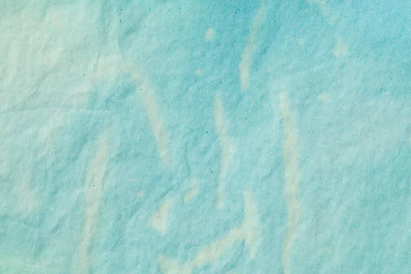Aquarelle Bleue Peinte Sur Papier Ridé Texture Fond — Photo