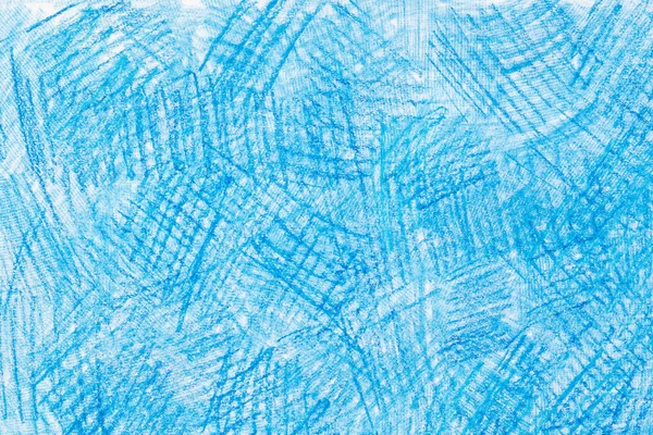 Lápiz Color Azul Dibujo Textura Fondo — Foto de Stock