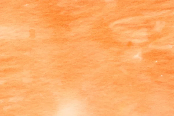 Elvont Narancs Akvarell Festett Háttér Textúra — Stock Fotó