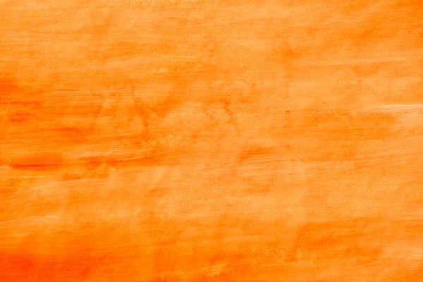 抽象的橙色彩绘背景纹理 — 图库照片