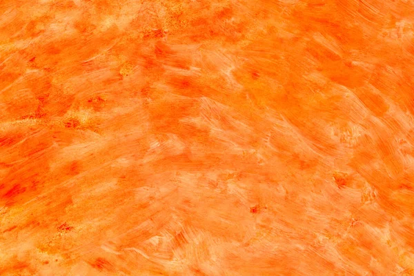 Abstrakte Farbe Orange Bemalt Hintergrund Textur — Stockfoto