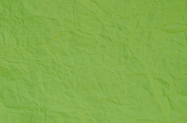 Papel crumpled verde — Fotografia de Stock