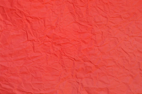 Textura de papel rojo arrugado —  Fotos de Stock