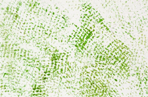 Zelený tisk na bílém akvarel textilní — Stock fotografie