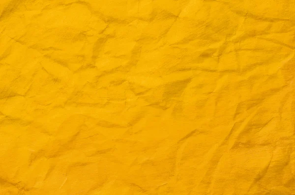 Creased Yellow Tissue Paper Background Texture Stock Photo