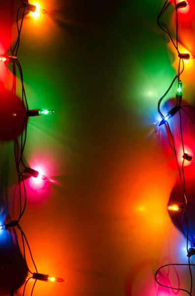 Lumières de Noël multicolores — Photo