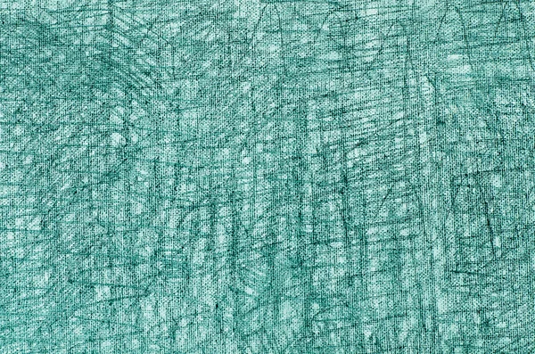 Dibujos de crayón turquesa sobre textura de fondo blanco — Foto de Stock