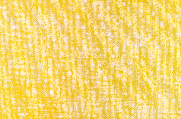 Sárga krétával rajzok a fehér háttér textúra — Stock Fotó