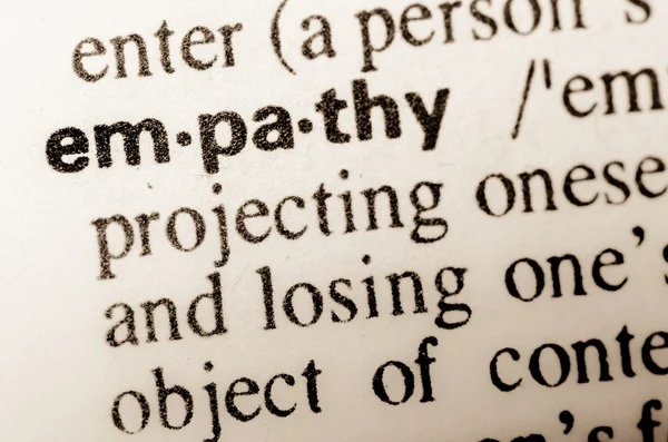 Word empathy — Stock Photo, Image