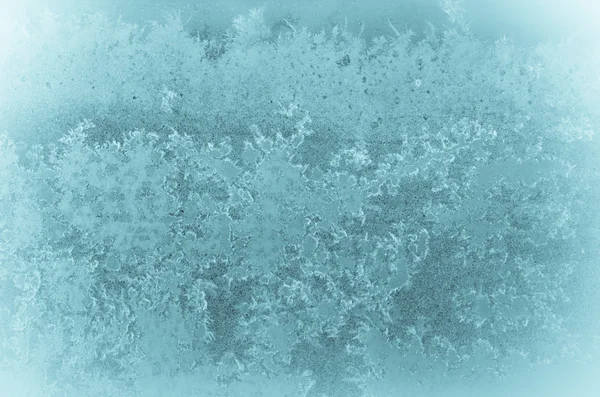 Winter abstract frost pattern — Stock Photo, Image