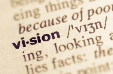 Word vizyon sözlük tanımı