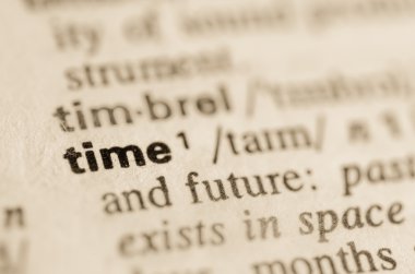 Word zaman sözlük tanımı 