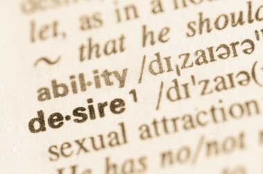 Word arzu sözlük tanımı 