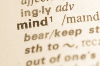 kelime zihin sözlük tanımı 