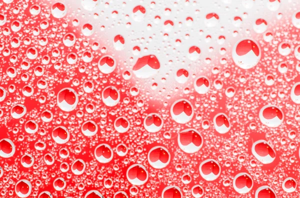 Rain drops background with hearts shapes — Stock Photo, Image