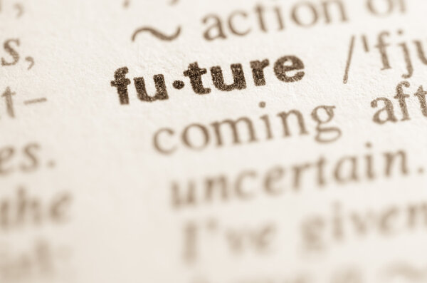 Dictionary definition of word future 