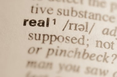 Kelimenin gerçek sözlük tanımı