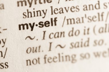 Kendimi word sözlük tanımı 