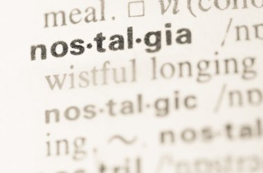 Word nostalji sözlük tanımı