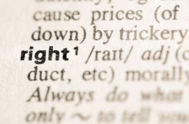 Doğru kelimenin sözlük tanımı 