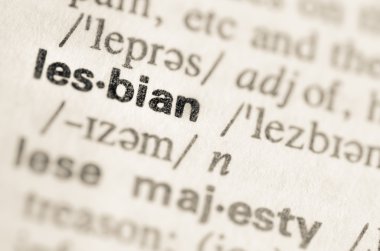 Word lezbiyen sözlük tanımı 