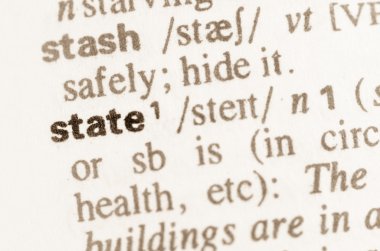 Kelime devlet sözlük tanımı 