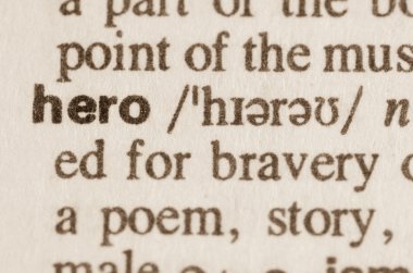 Word kahraman sözlük tanımı 