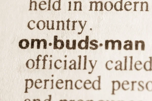Word ombudsman sözlük tanımı 