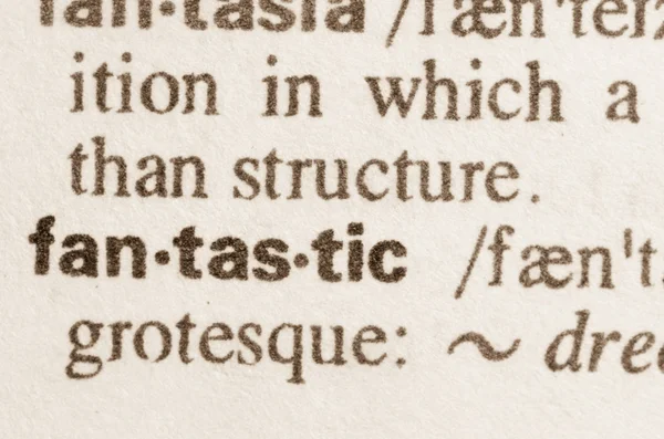 幻想的な単語の辞書定義 — ストック写真
