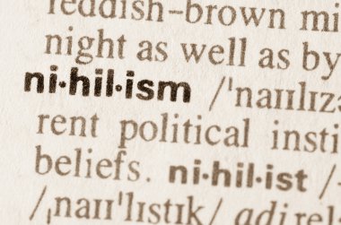 Word nihilizm sözlük tanımı 